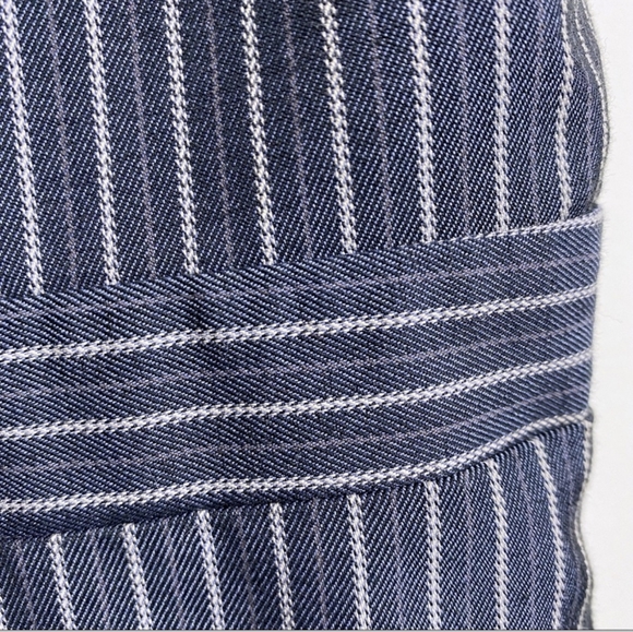 Lulu’s Negotiation Slate Striped Midi Jumpsuit - Picture 7 of 9